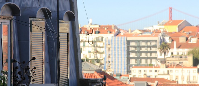 View of Lisbon from Wimdu apartment I @SatuVW I Destination Unknown